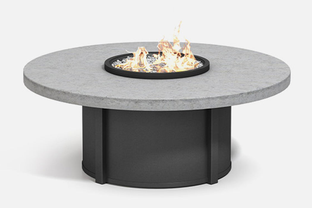54" Round Composite Concrete Fire Table (19" Height)