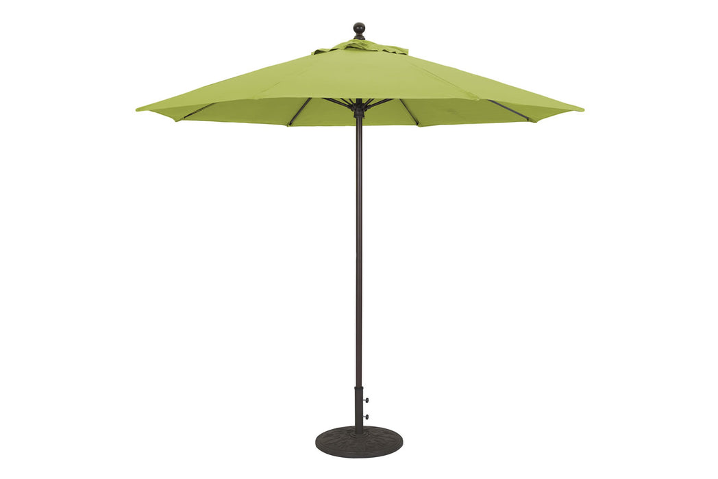 9' Octagon Commercial Umbrella Black Pole