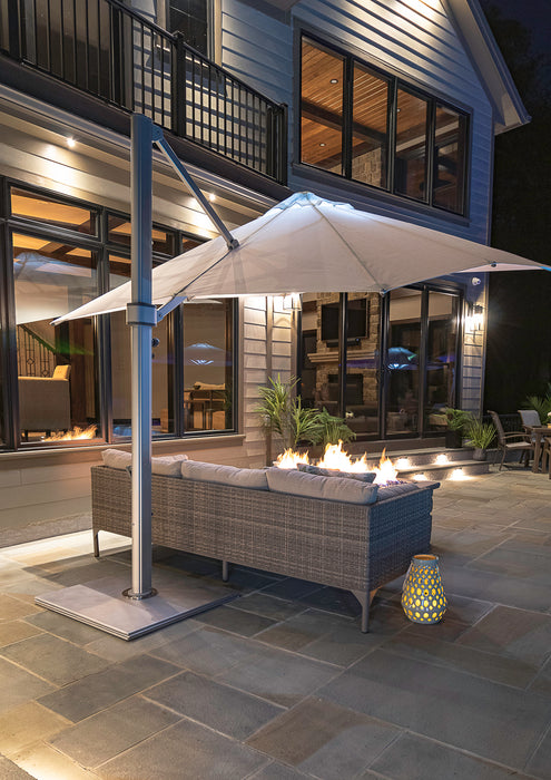 10' Square Eclipse Cantilever Umbrella