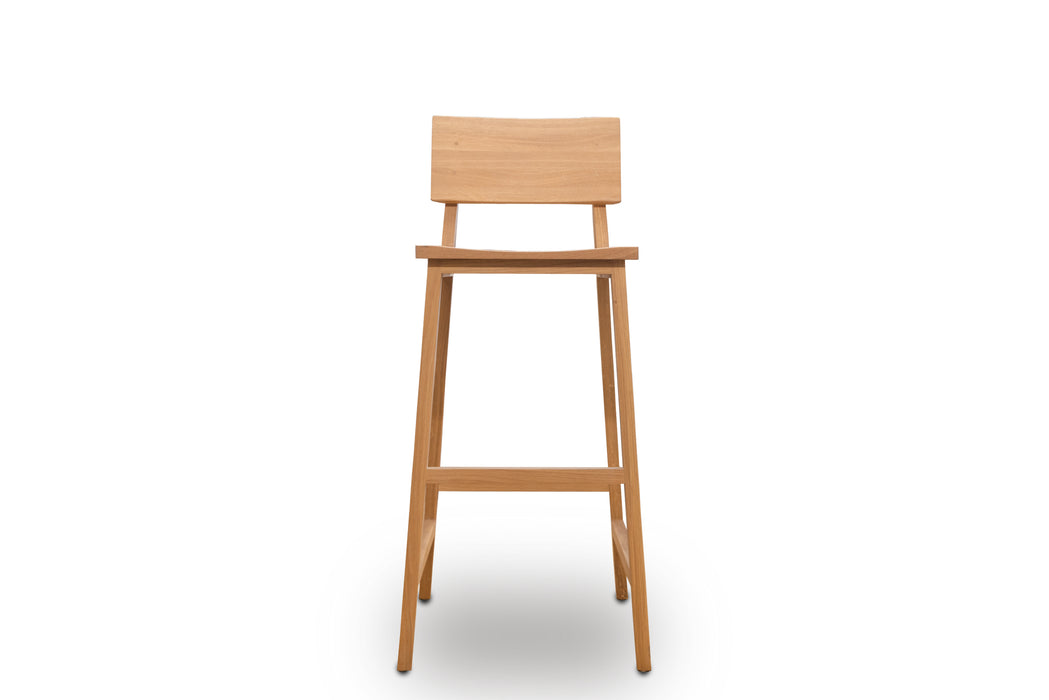 Oak N4 Bar Stool