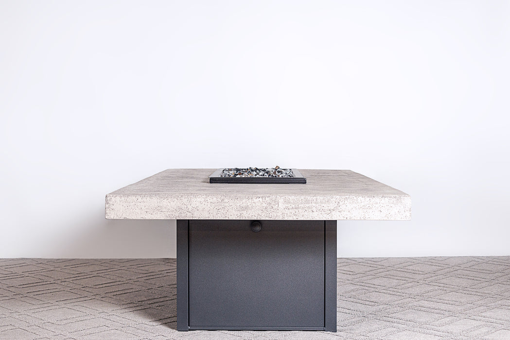 36"x60" Rectangle Composite Concrete Fire Table (19" Height)