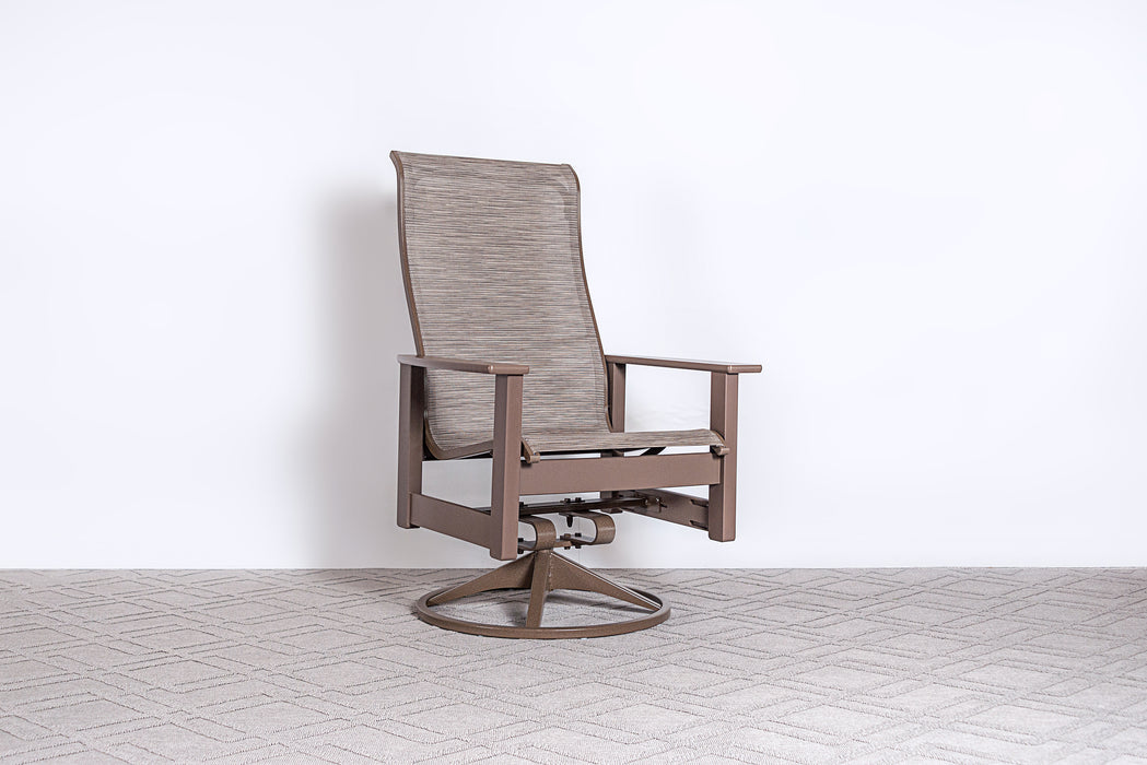 Leeward Supreme High Back Swivel Sling Chair