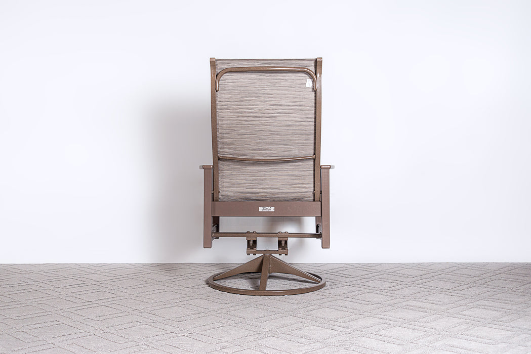 Leeward Supreme High Back Swivel Sling Chair