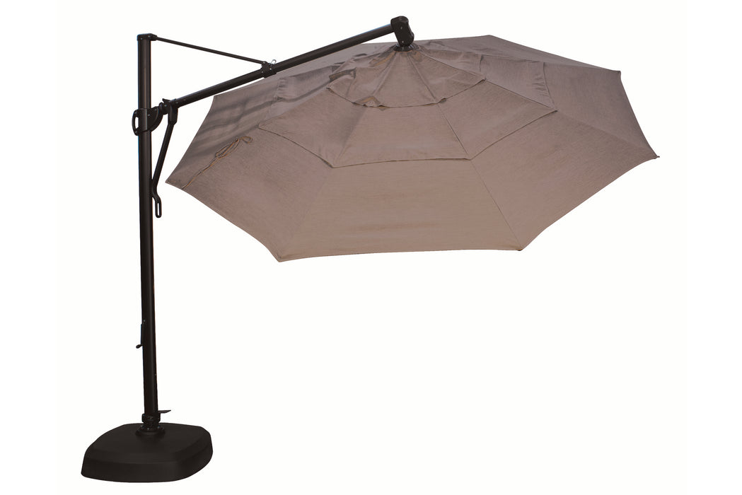 11' Octagon Cantilever Umbrella Black