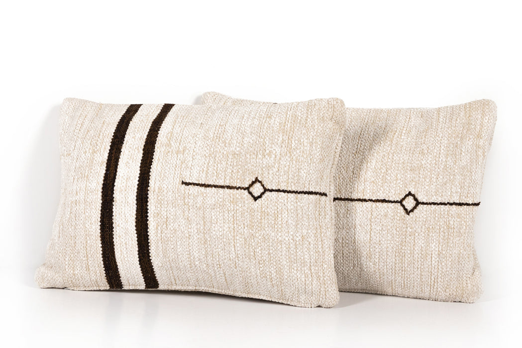 Ankara Stripe Lumbar Pillow- Set of 2