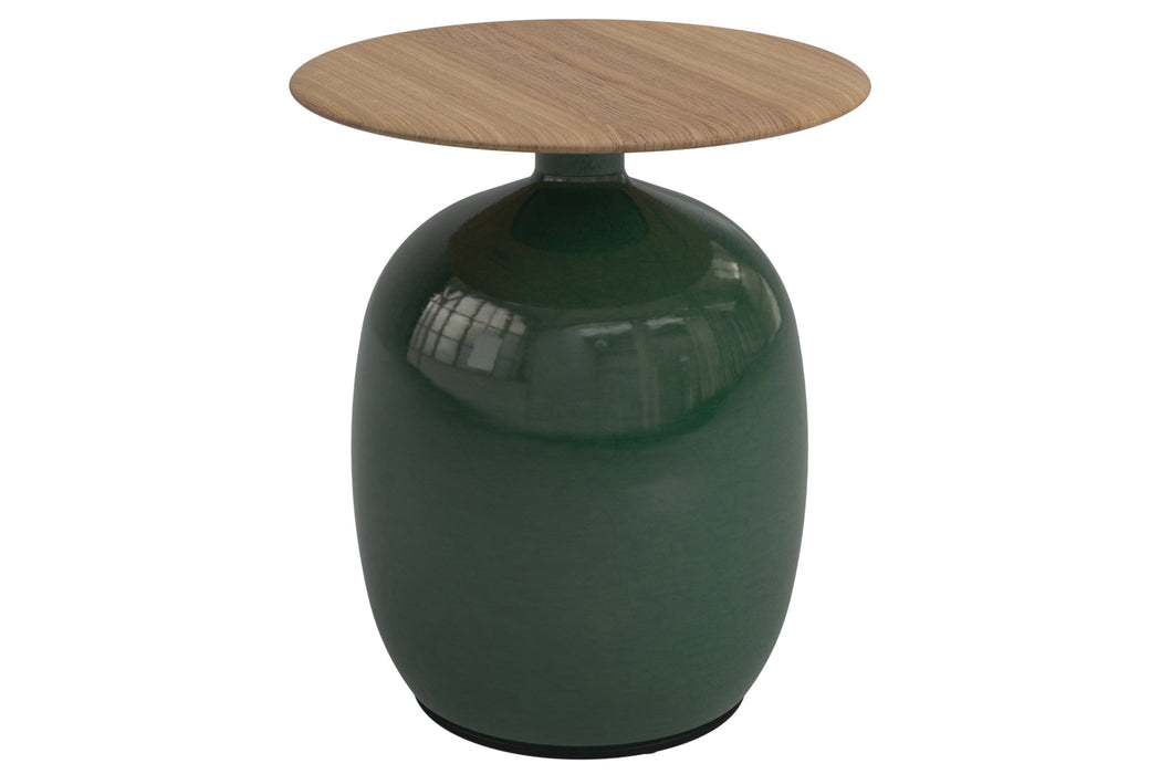 Blow Low Teak Top Side Table