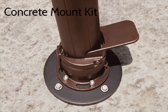 11' Octagon Cantilever Umbrella Bronze