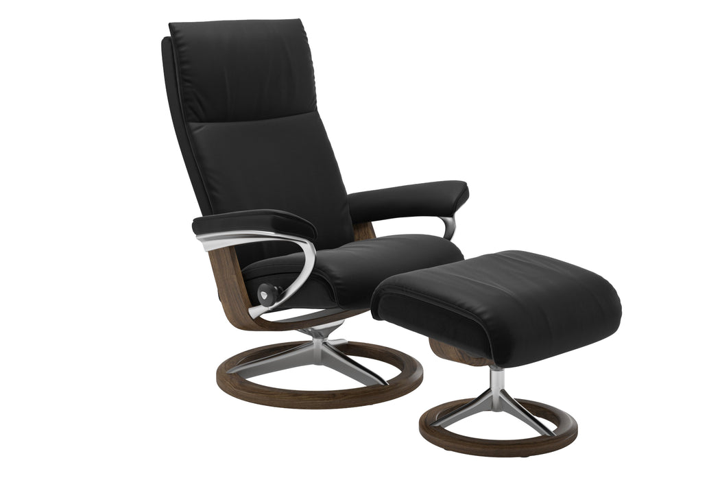 Stressless Aura Chair And Ottoman