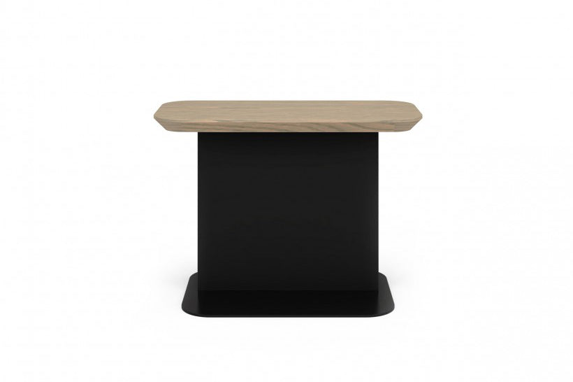 Milton Wooden and Steel Side Table
