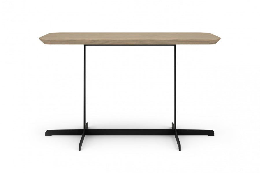 Milton Large Wooden and Steel Side Table