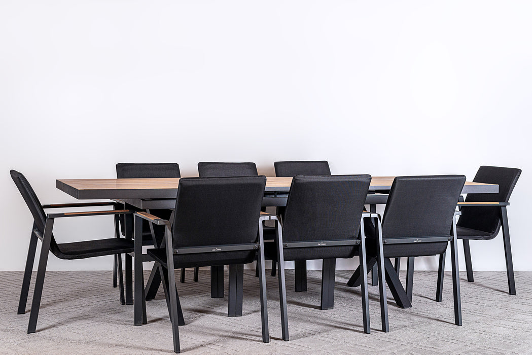 Kingston 7 Piece Pop-up Dining Set Teak