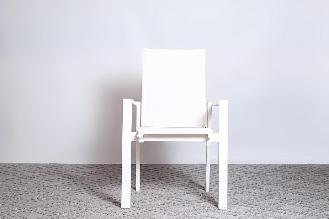 Kingston 7 Piece Pop-up Dining Set White