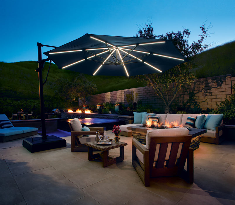 13' Octagon Starlux Cantilever Plus Umbrella