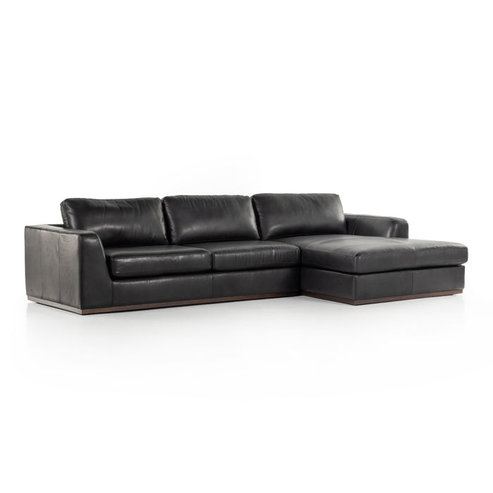 Colt Leather 2 Piece Chaise Sectional