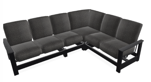 Leeward Hidden Motion 6-seat Sectional