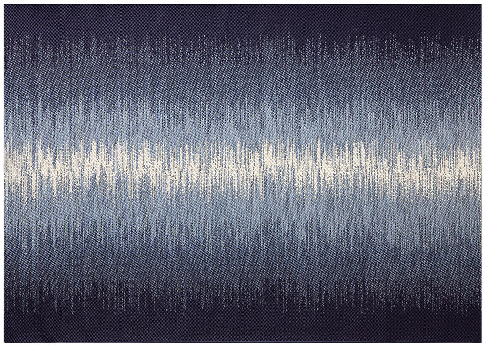 Outdoor Rug Reflections Ocean Blue