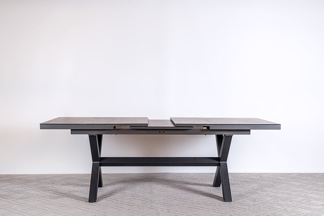 Kingston 7 Piece Pop-Up Dining Set Grey