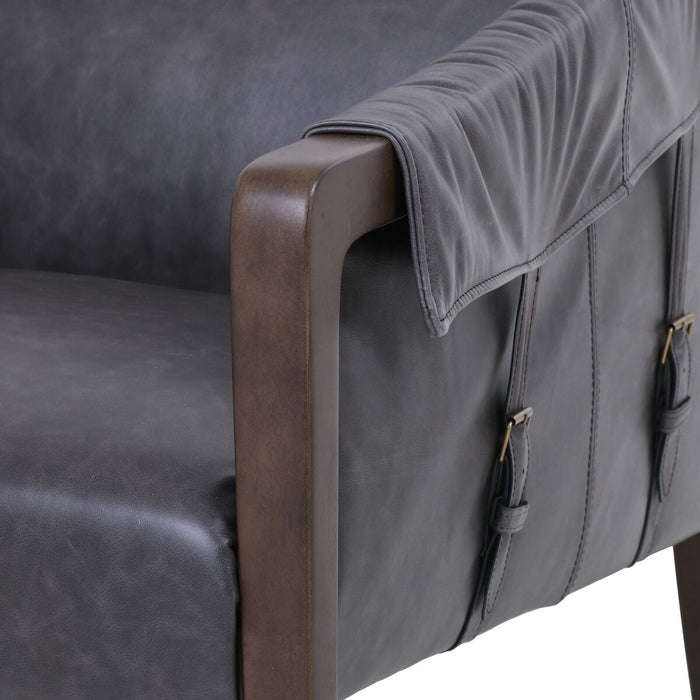 Bauer Leather Chair- Clearance