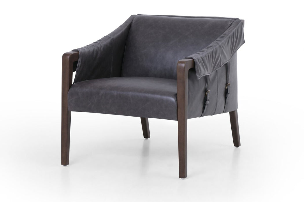 Bauer Leather Chair- Clearance