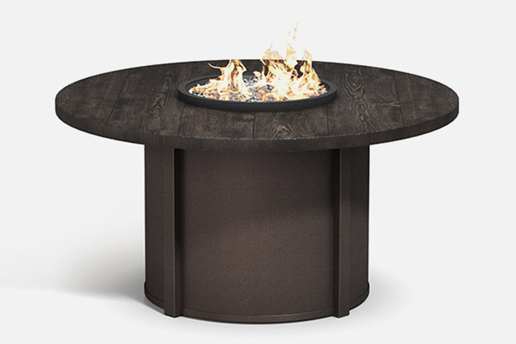 54" Round Composite Timber Fire Table (21" Height)