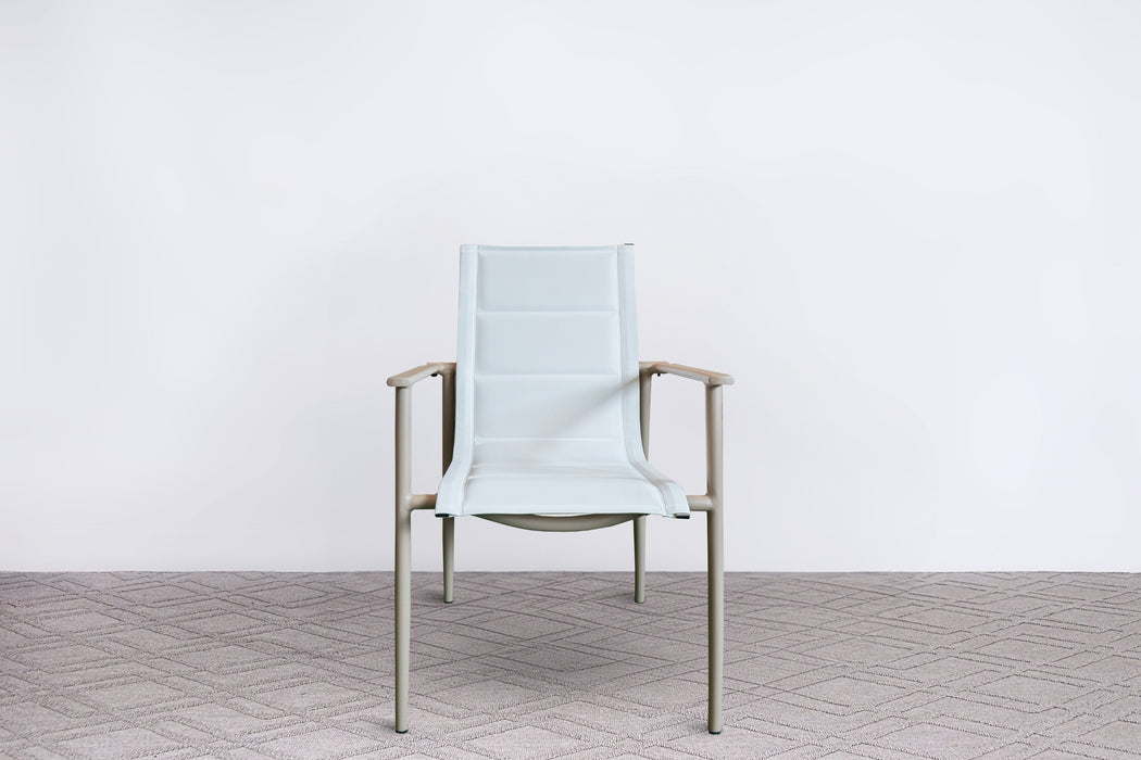 Nur Padded Dining Arm Chair