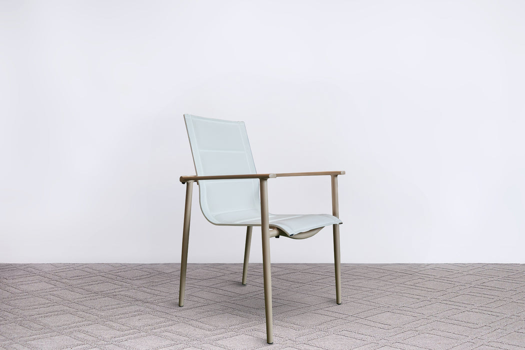Nur Padded Dining Arm Chair
