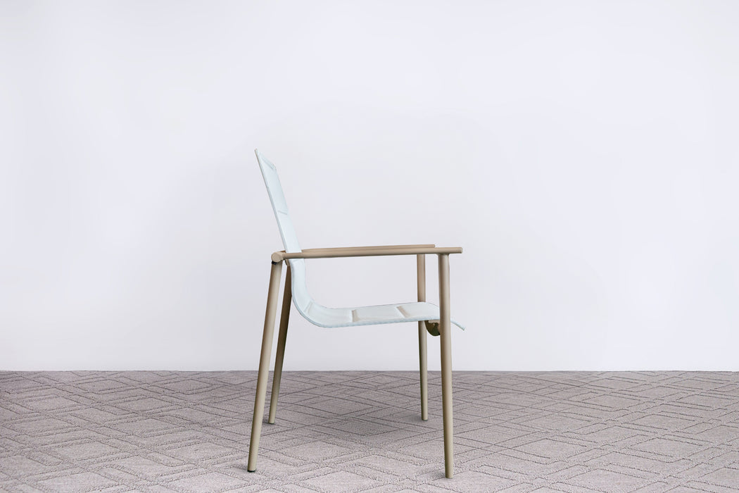 Nur Padded Dining Arm Chair