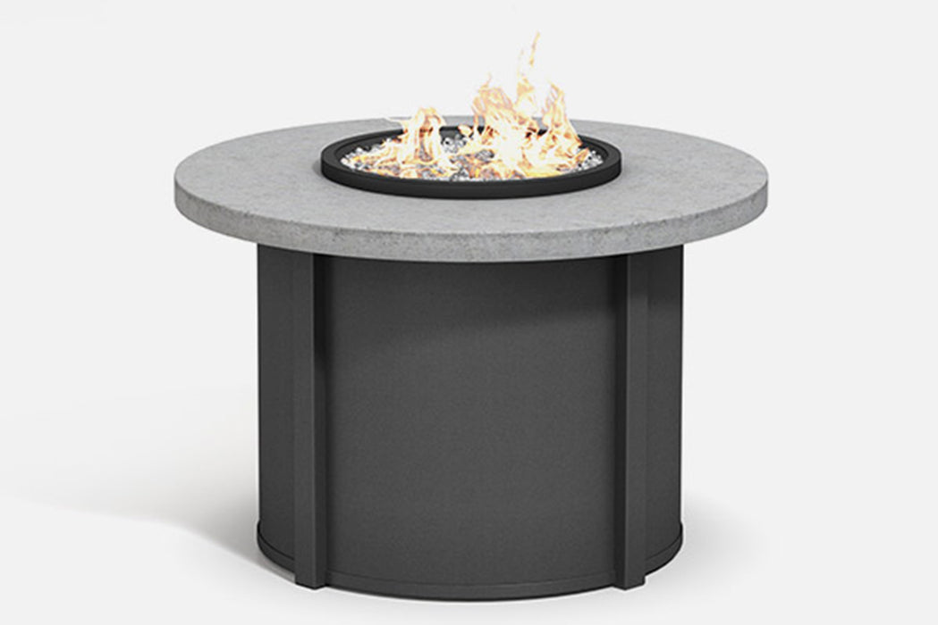 42" Round Composite Concrete Fire Table (21" Height)