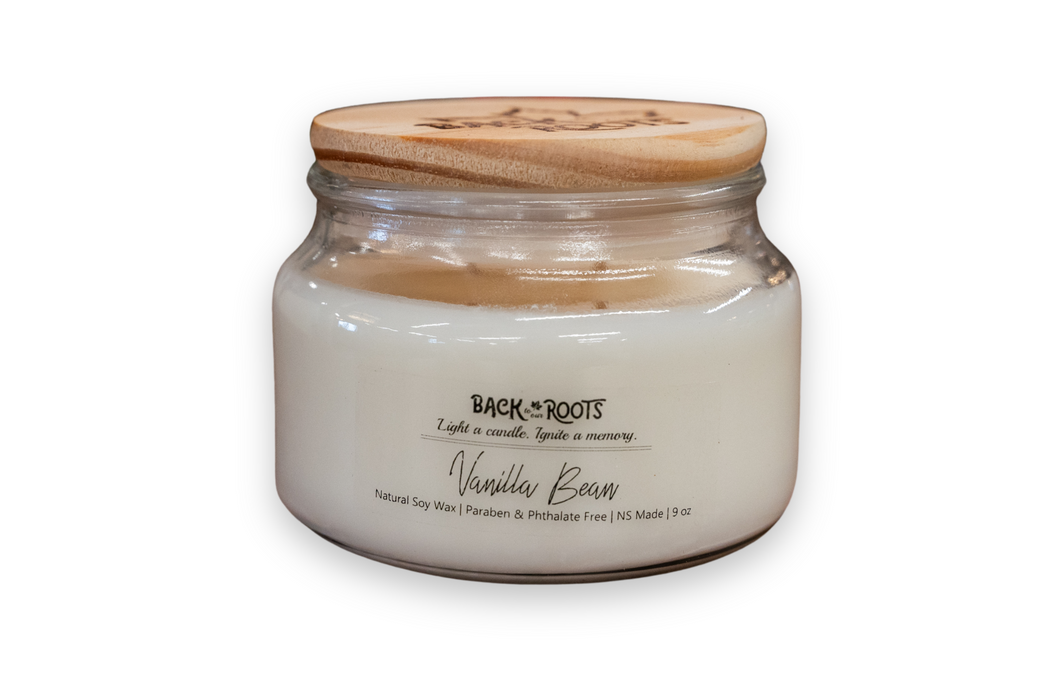 9oz Jar Candle w/Wood Lid