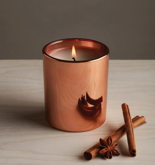 Thymes Simmered Cider 6.5oz Poured Candle