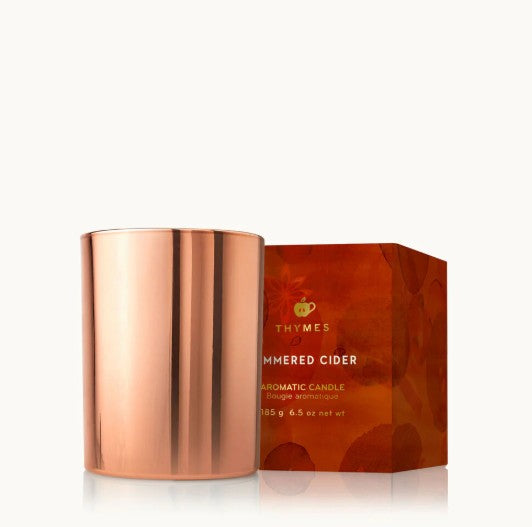 Thymes Simmered Cider 6.5oz Poured Candle