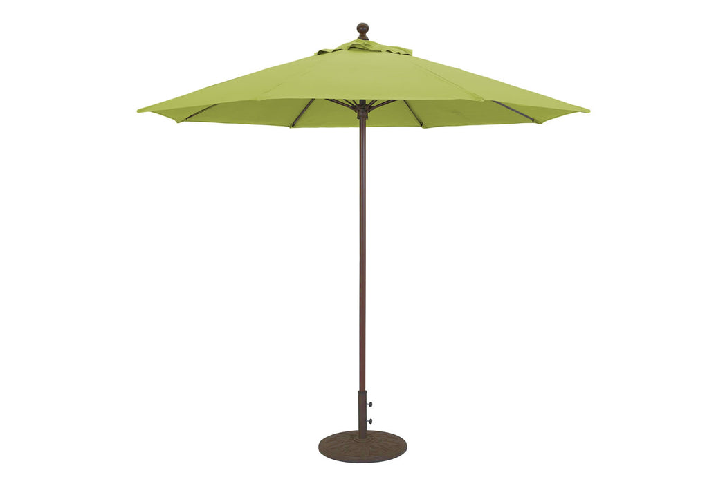 9' Octagon Commercial Umbrella Antique Bronze Pole