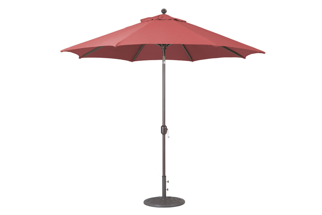 9' Octagon Auto Tilt Deluxe Umbrella Antique Bronze Pole