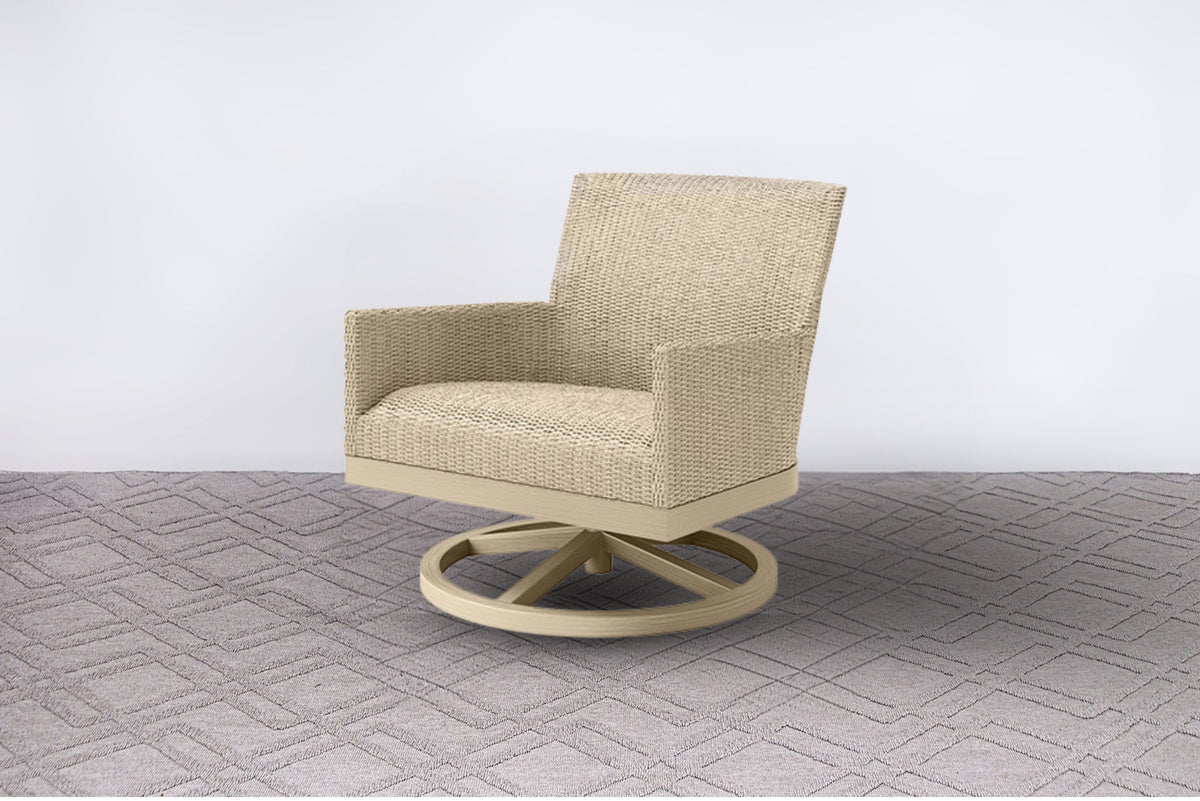 Siena Club Swivel Rocker — Luxe Furniture Company