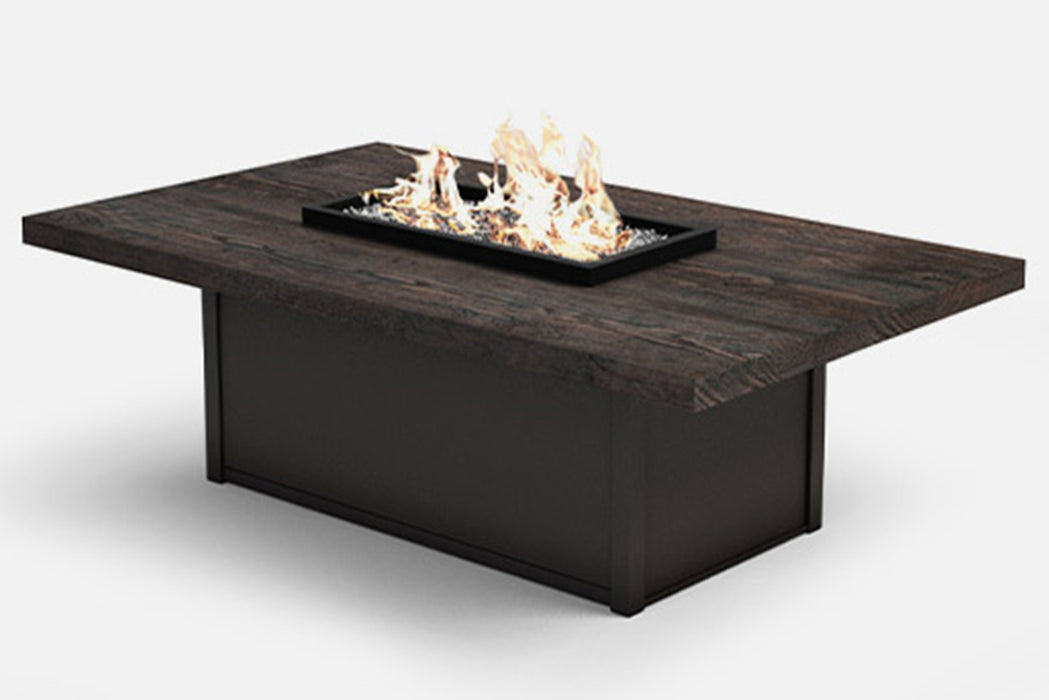 36"x60" Rectangle Composite Timber Fire Table (19" Height)