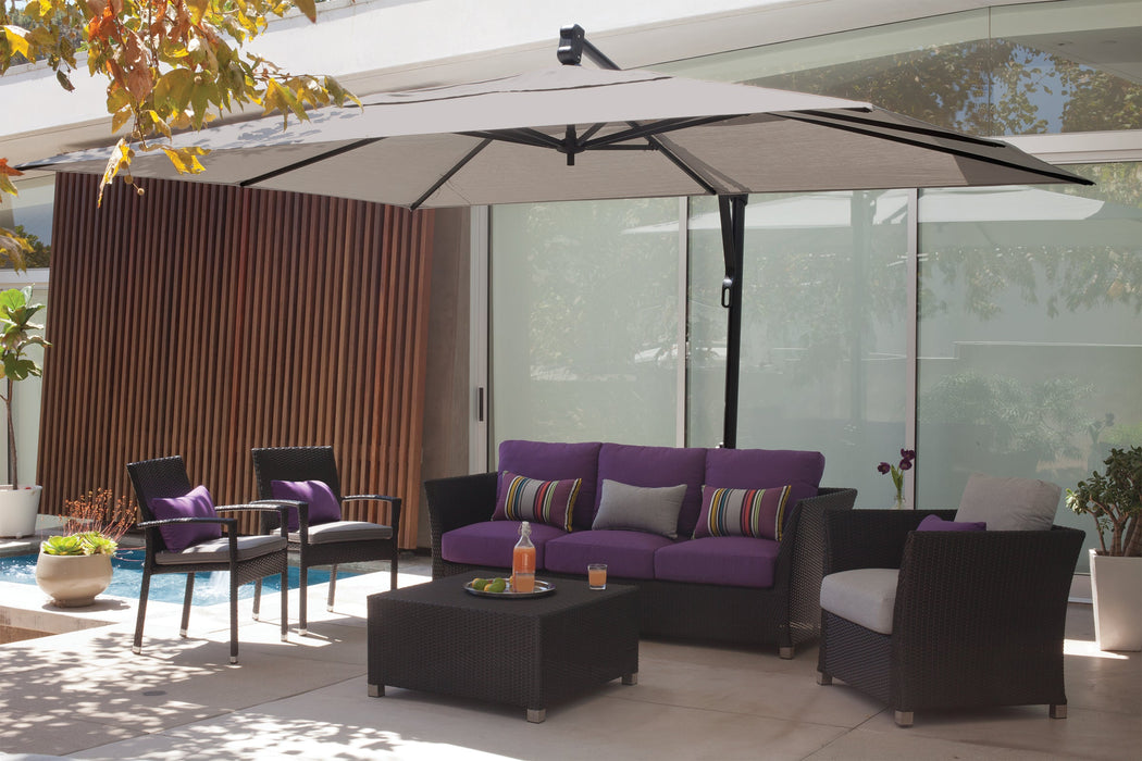 10' x 13' Rect. Cantilever Umbrella with Standart Base