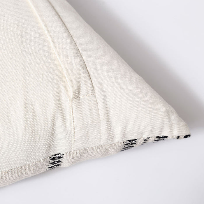 White Stripe Barcelona Cushion
