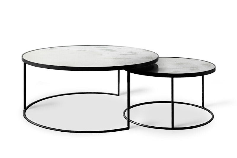 Clear Nesting Coffee Table
