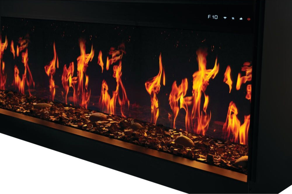 Luminex 65" LCD Electric Linear Built-in Fireplace