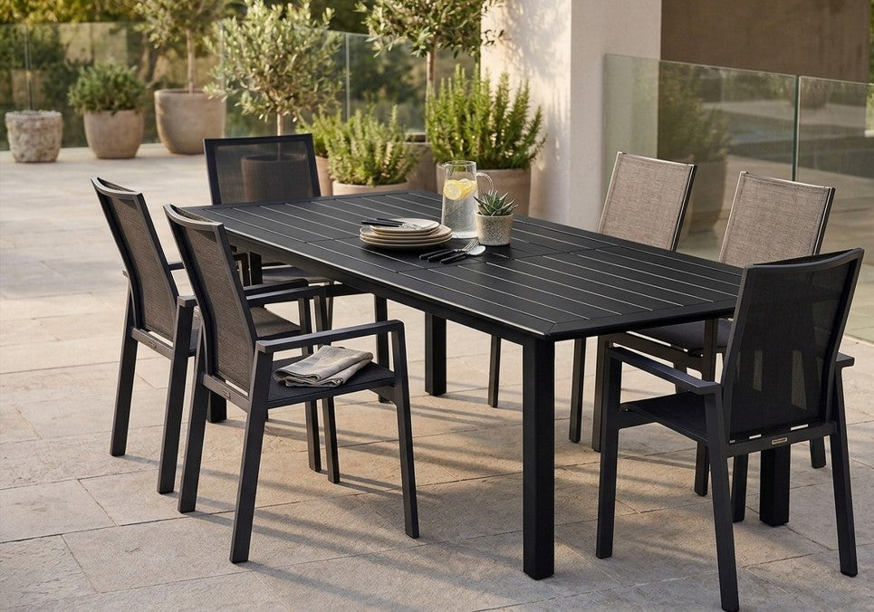 7pc Dining Set - MGP 42" x 120" Extension Dining Set