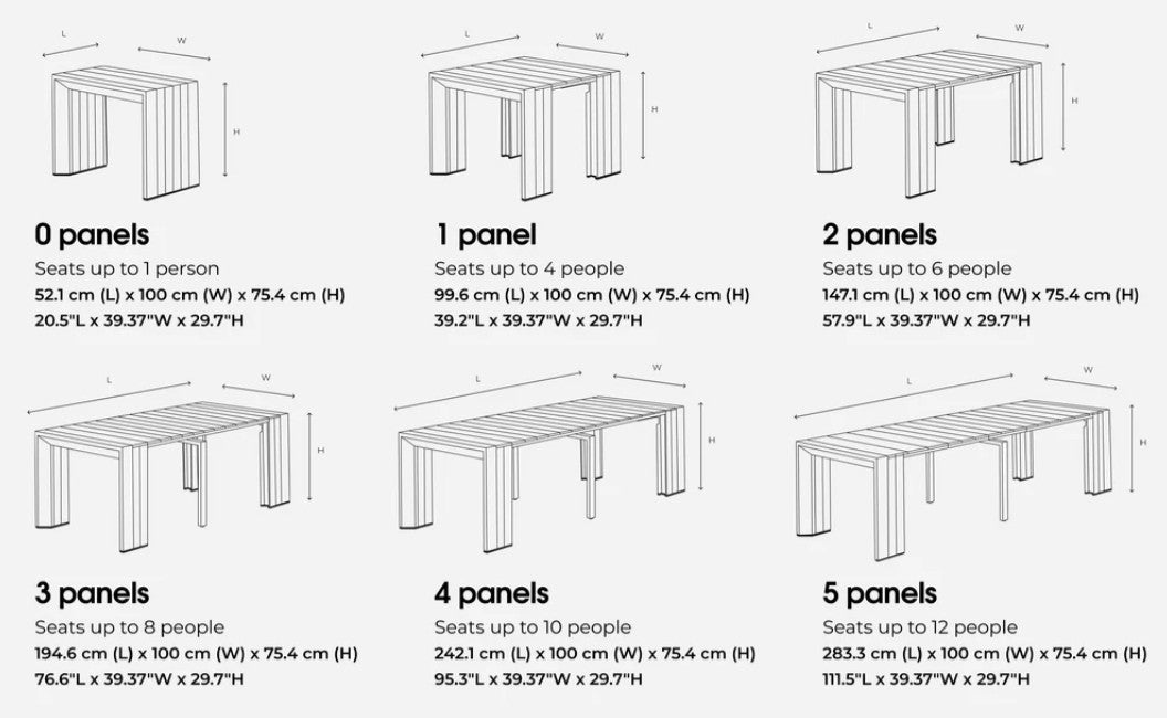 Transformer Outdoor Dining Table