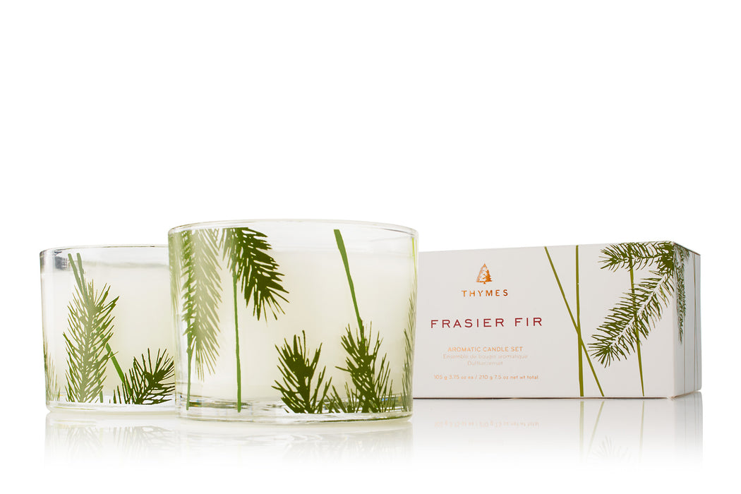 Frasier Fir Pine Needle Candle Set