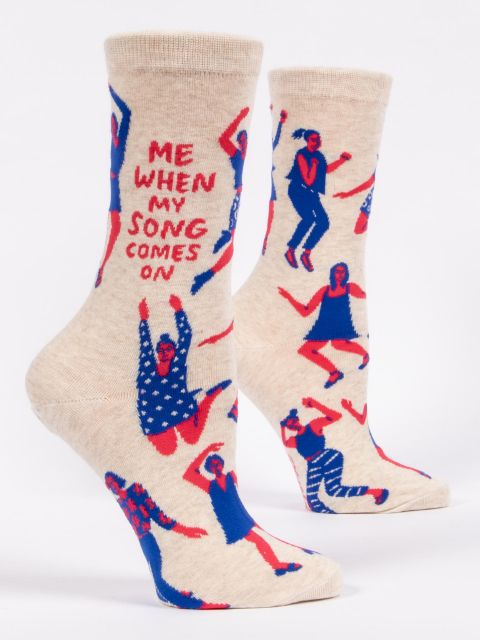 Women's Blue Q Socks